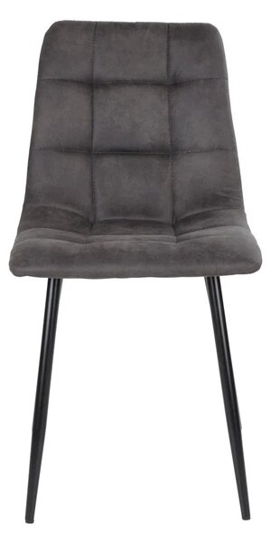 Scaun dining Middelfart, Gri, 55x44x86 cm
