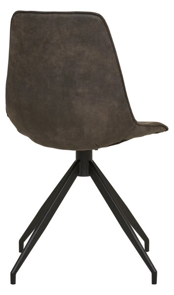 Scaun dining Monaco, Gri, 56x48x86 cm