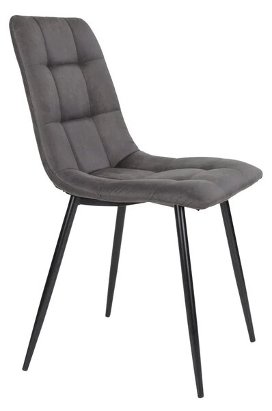 Scaun dining Middelfart, Gri, 55x44x86 cm
