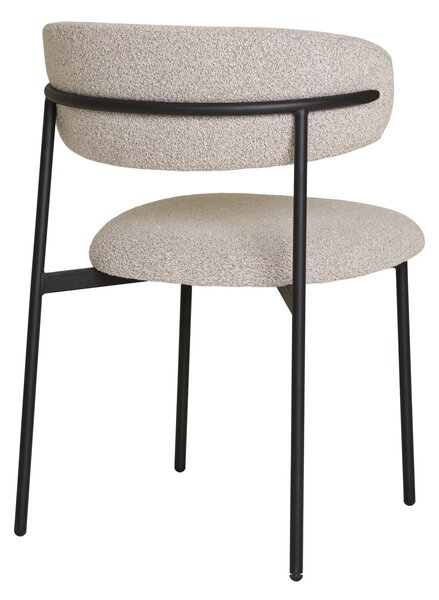 Scaun dining Mira, Nisip, 59x55x79.5 cm