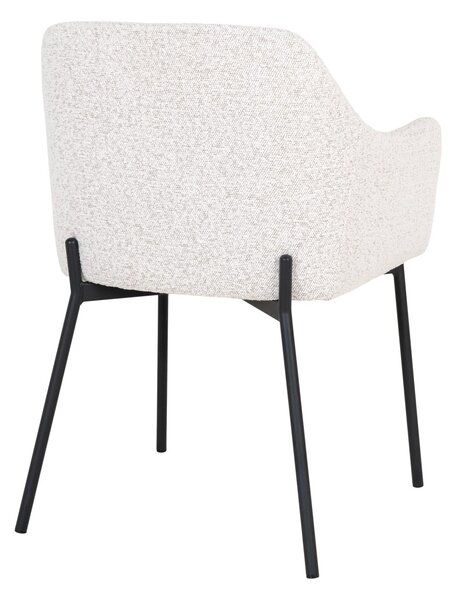 Scaun dining Melilla, Alb, 56x57x79.5 cm