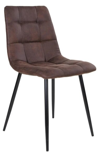 Scaun dining Middelfart, Maro inchis, 55x44x86 cm