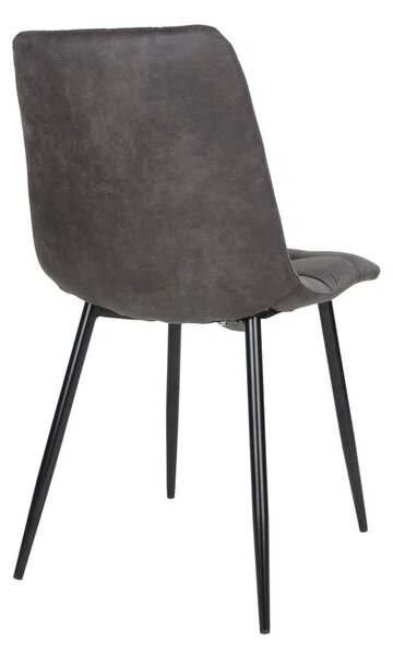 Scaun dining Middelfart, Gri, 55x44x86 cm