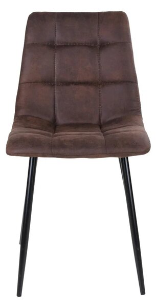 Scaun dining Middelfart, Maro inchis, 55x44x86 cm