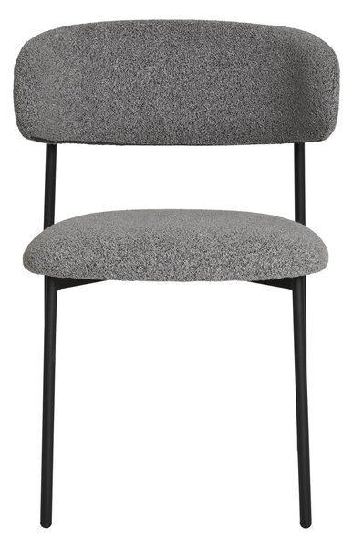 Scaun dining Mira, Gri deschis, 59x55x79.5 cm