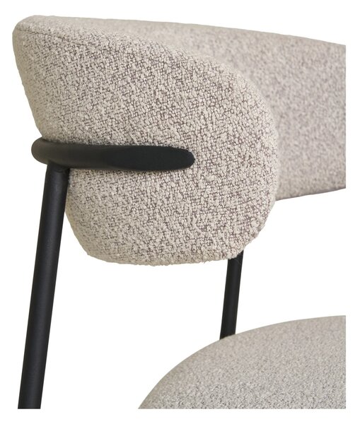 Scaun dining Mira, Nisip, 59x55x79.5 cm