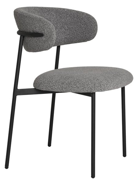 Scaun dining Mira, Gri deschis, 59x55x79.5 cm
