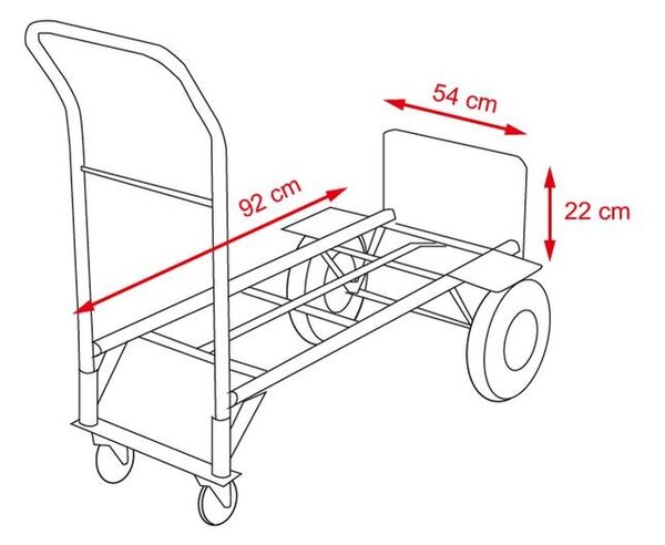 Cărucior multifuncțional AVENBERG FORMAN - ROȘU