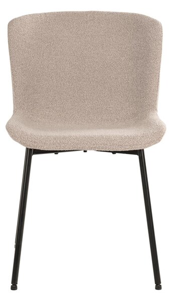 Scaun dining Maceda, Bej, 59x48x83 cm