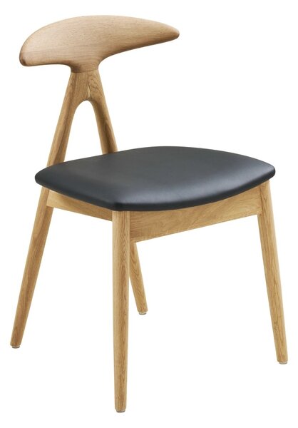 Scaun dining Lanuza, Natural, 51x48x77 cm