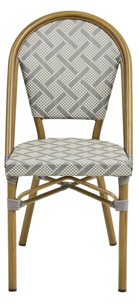 Scaun dining Lauria, Alb, 57x45x88 cm