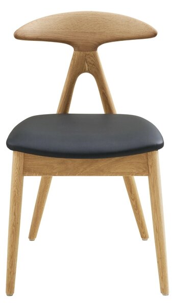 Scaun dining Lanuza, Natural, 51x48x77 cm