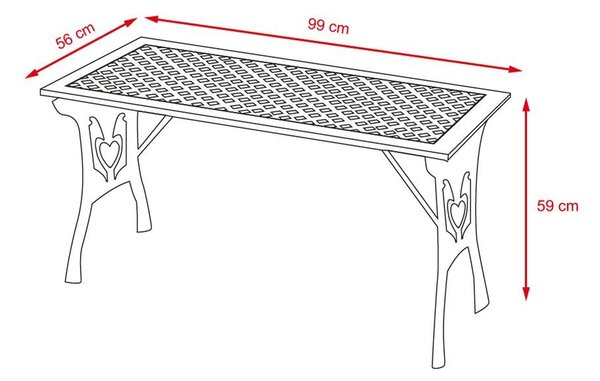 Set mobilier de grădină 4 piese Avenberg HAMILTON