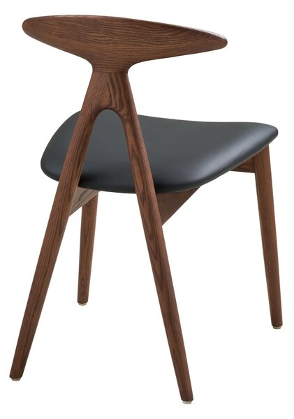 Scaun dining Lanuza, Maro inchis, 51x48x77 cm