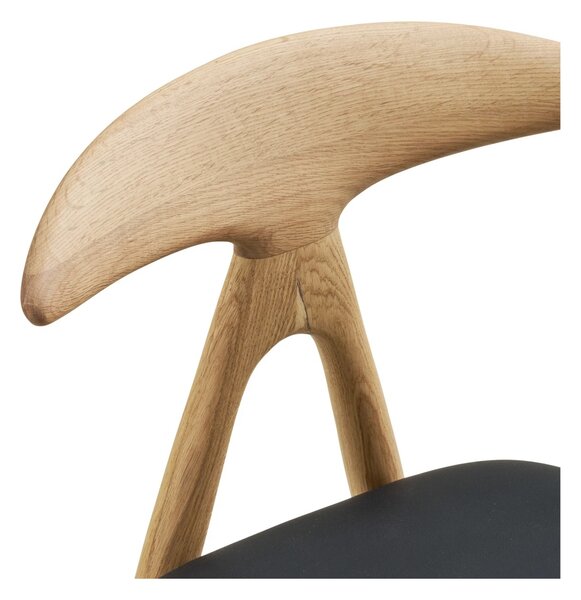 Scaun dining Lanuza, Natural, 51x48x77 cm