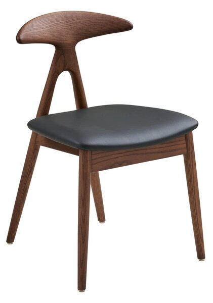 Scaun dining Lanuza, Maro inchis, 51x48x77 cm