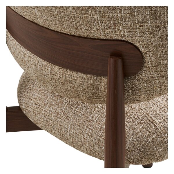Scaun dining Isola, Maro deschis, 58x52x77 cm
