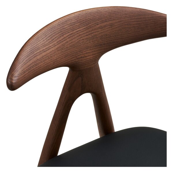 Scaun dining Lanuza, Maro inchis, 51x48x77 cm