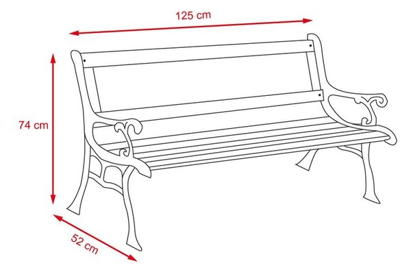 Set mobilier de grădină 4 piese Avenberg HAMILTON