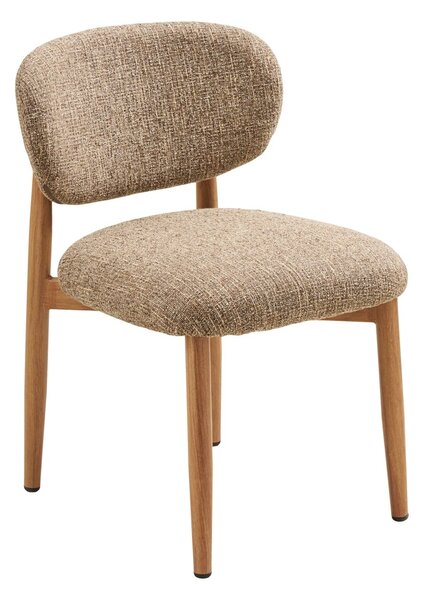Scaun dining Isola, Bej, 58x52x77 cm