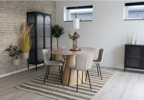 Scaun dining Halden, Bej, 52.5x44.5x76.5 cm