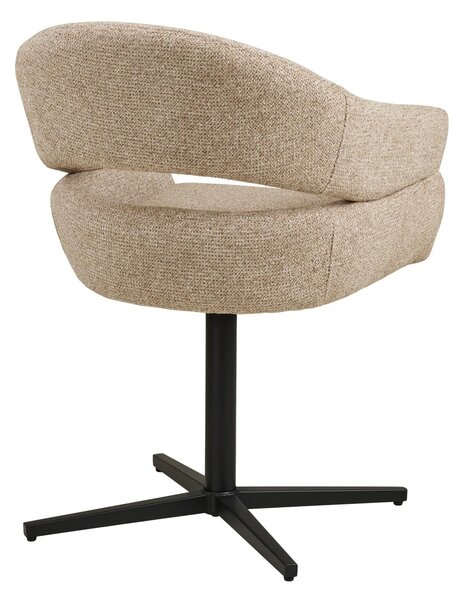 Scaun dining Dover, Nisip, 60x58x87 cm