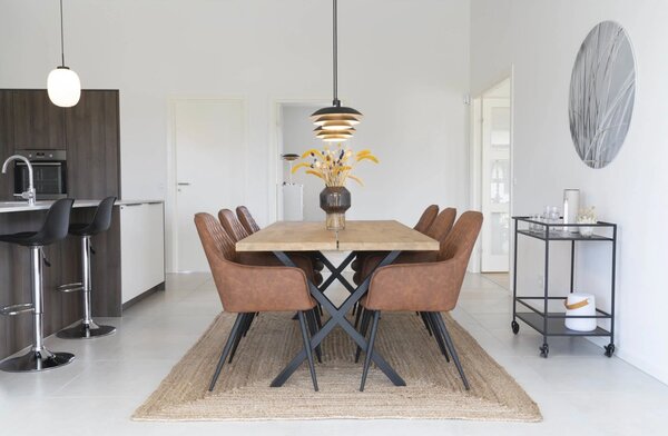 Scaun dining Harbo, Maro, 65x57x87 cm