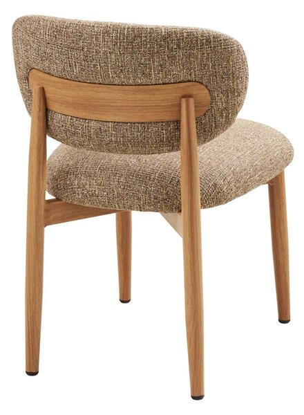 Scaun dining Isola, Bej, 58x52x77 cm