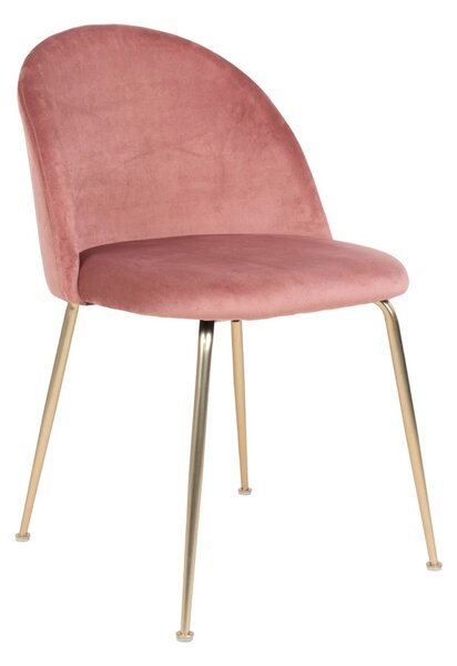 Scaun dining Geneve, Roz , 56x51x76 cm
