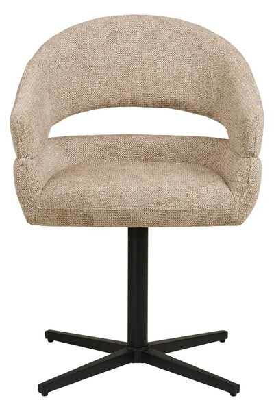 Scaun dining Dover, Nisip, 60x58x87 cm