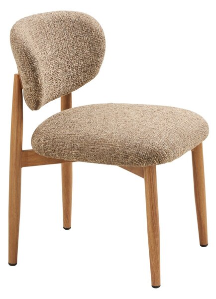 Scaun dining Isola, Bej, 58x52x77 cm