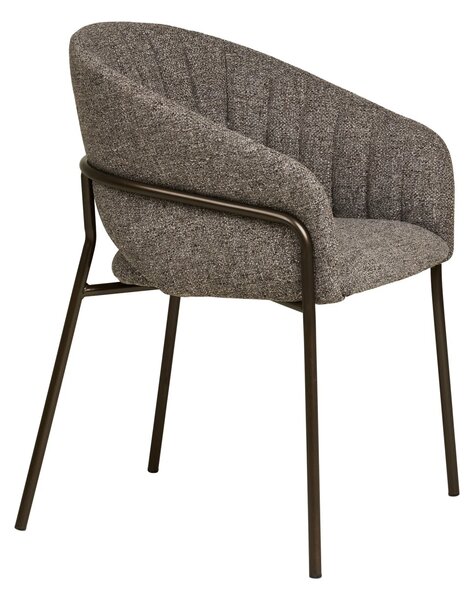 Scaun dining Costa, Gri inchis , 56x60x80 cm