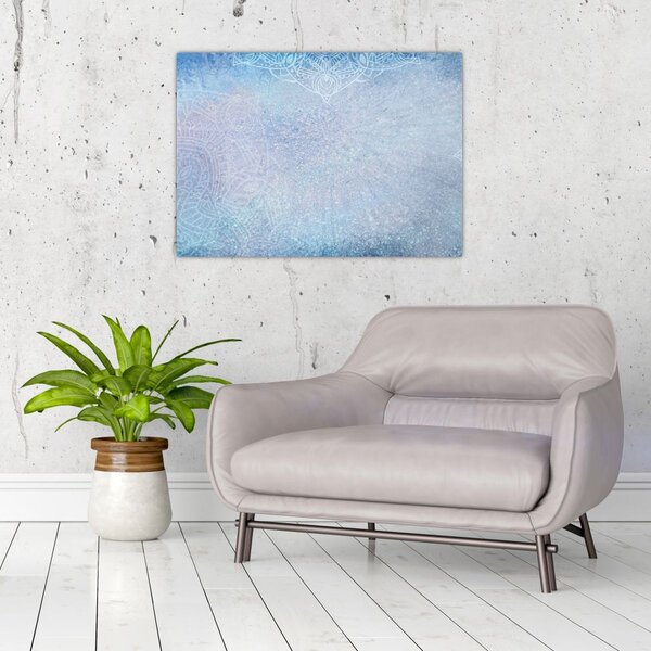 Tablou - Mandala in albastru (70x50 cm)