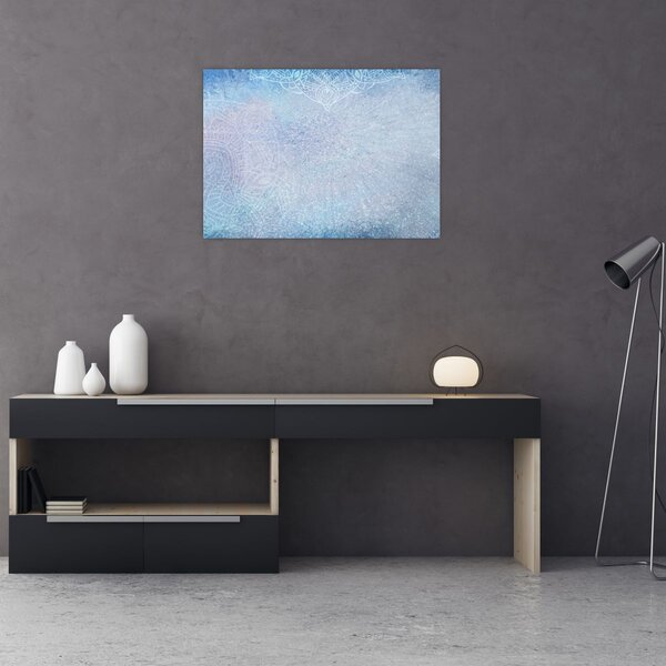 Tablou - Mandala in albastru (70x50 cm)
