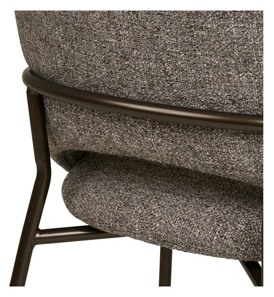Scaun dining Costa, Gri inchis , 56x60x80 cm