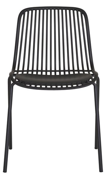 Scaun dining Branson, Negru, 55x46.5x82 cm