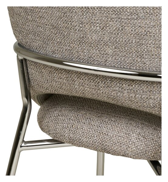 Scaun dining Costa, Gri deschis, 56x60x80 cm
