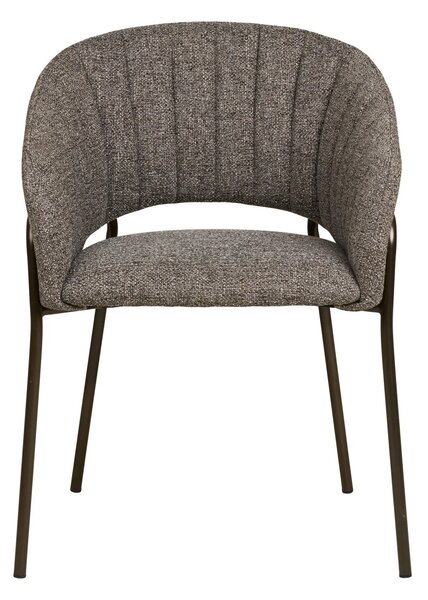 Scaun dining Costa, Gri inchis , 56x60x80 cm