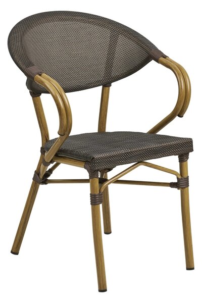 Scaun dining Calda, Maro inchis, 60x57x83 cm