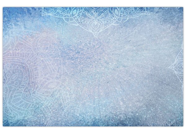 Tablou - Mandala in albastru (90x60 cm)