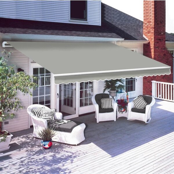 Marchiză/Copertină retractabilă casetată motorizată ISABELA 3x2.5 m Gri-Argintiu