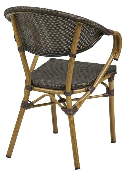 Scaun dining Calda, Maro inchis, 60x57x83 cm