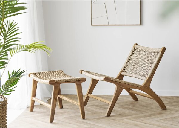 Scaun dining Derby, Natural, 80x60x73 cm