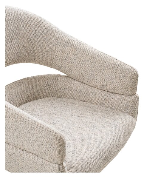 Scaun dining Dover, Bej, 60x58x87 cm
