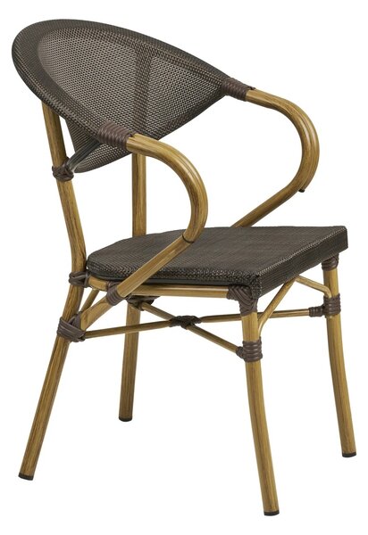Scaun dining Calda, Maro inchis, 60x57x83 cm