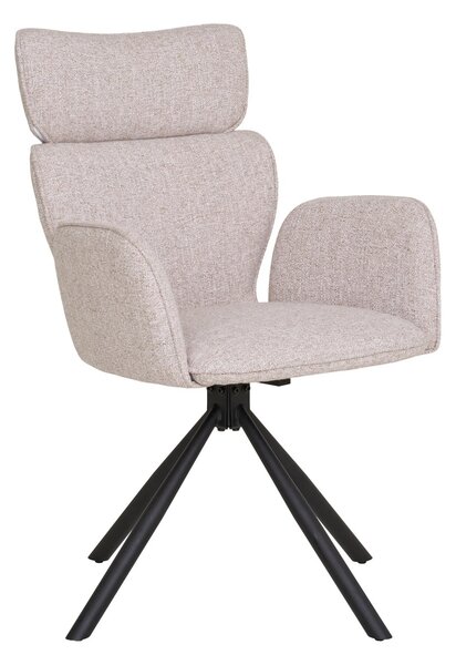 Scaun dining Cordoba, Gri deschis, 56x60x95 cm