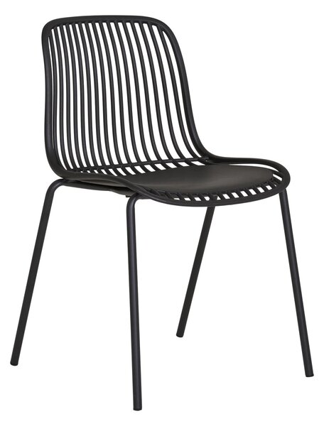 Scaun dining Branson, Negru, 55x46.5x82 cm