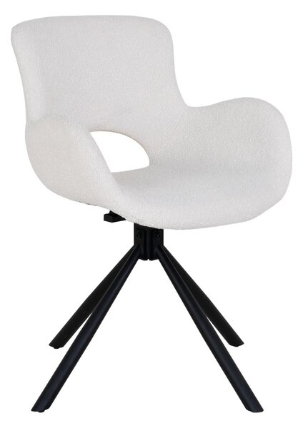 Scaun dining Amorim, Alb/Bej, 58x59x82.5 cm