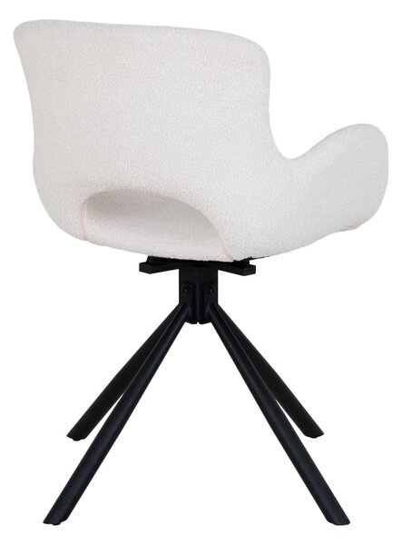 Scaun dining Amorim, Alb/Bej, 58x59x82.5 cm