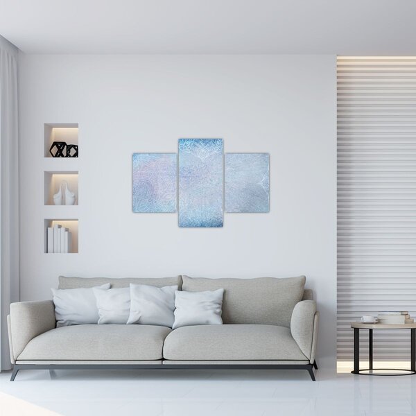 Tablou - Mandala in albastru (90x60 cm)